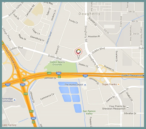 map to the branch location