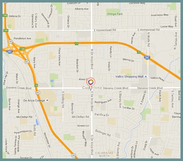 map to the branch location